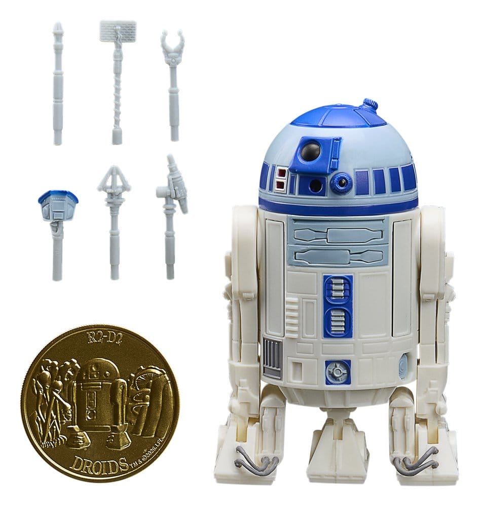 Star Wars: Droids Svart Serie Actionfigur Artoo-Detoo (R2-D2) 15 cm