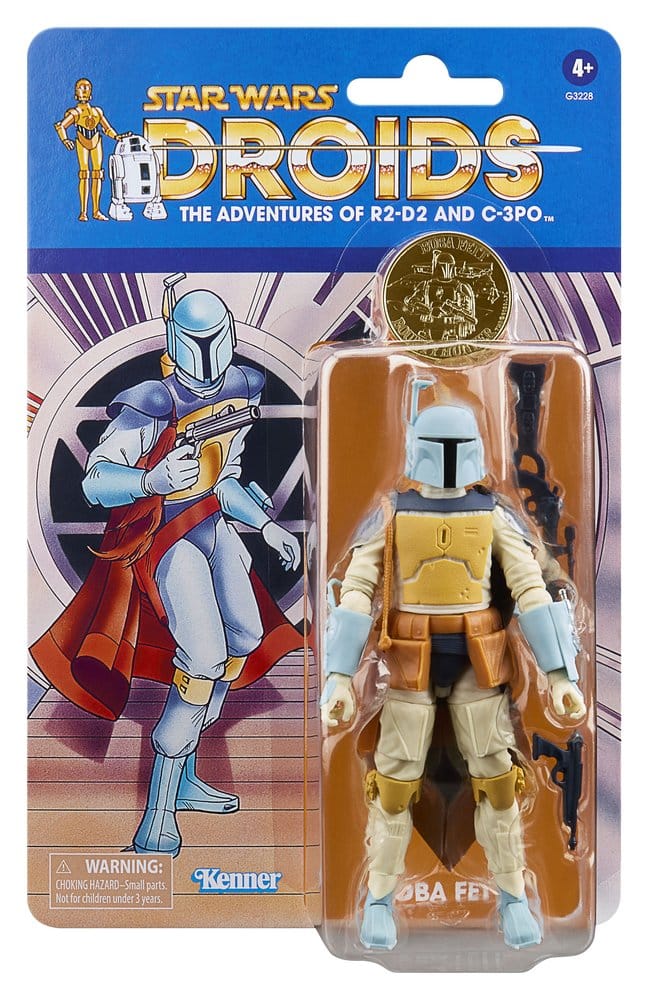 Star Wars: Droids Svart Serie Actionfigur Boba Fett 15 cm