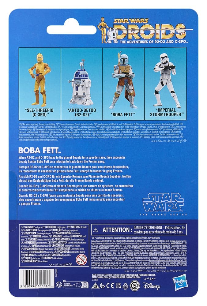 Star Wars: Droids Black Series Action Figur Boba Fett 15 cm