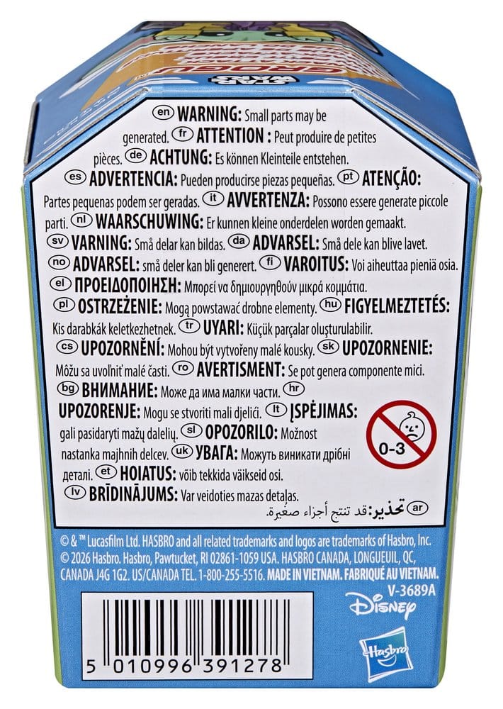 Star Wars Mini Figures 4 cm Grogu Snack Attack Series 1 Blind Box Display (24)