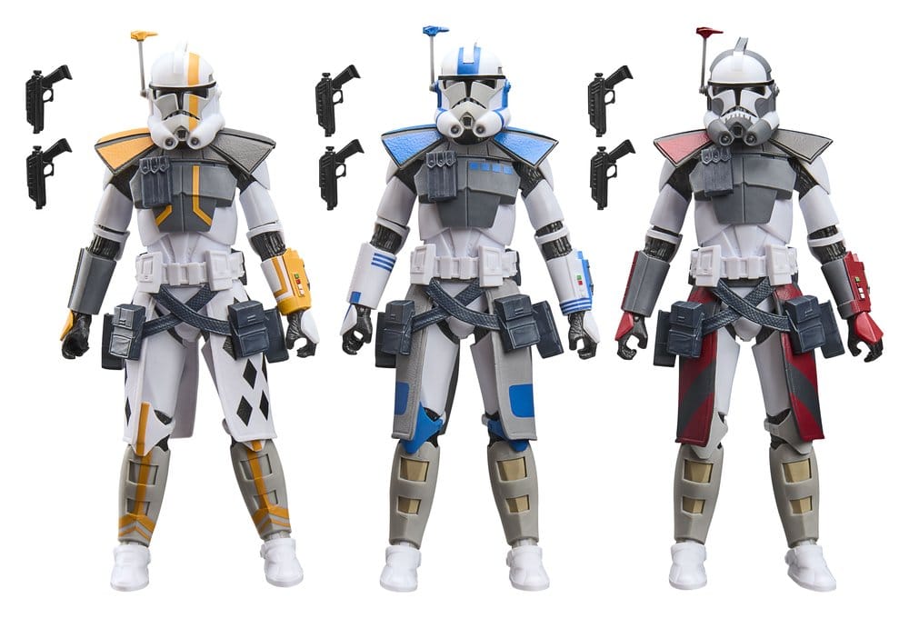 Star Wars: The Clone Wars Black Series Actionfigur 3-Pack ARC Trooper Havoc, Colt & Blitz 15 cm