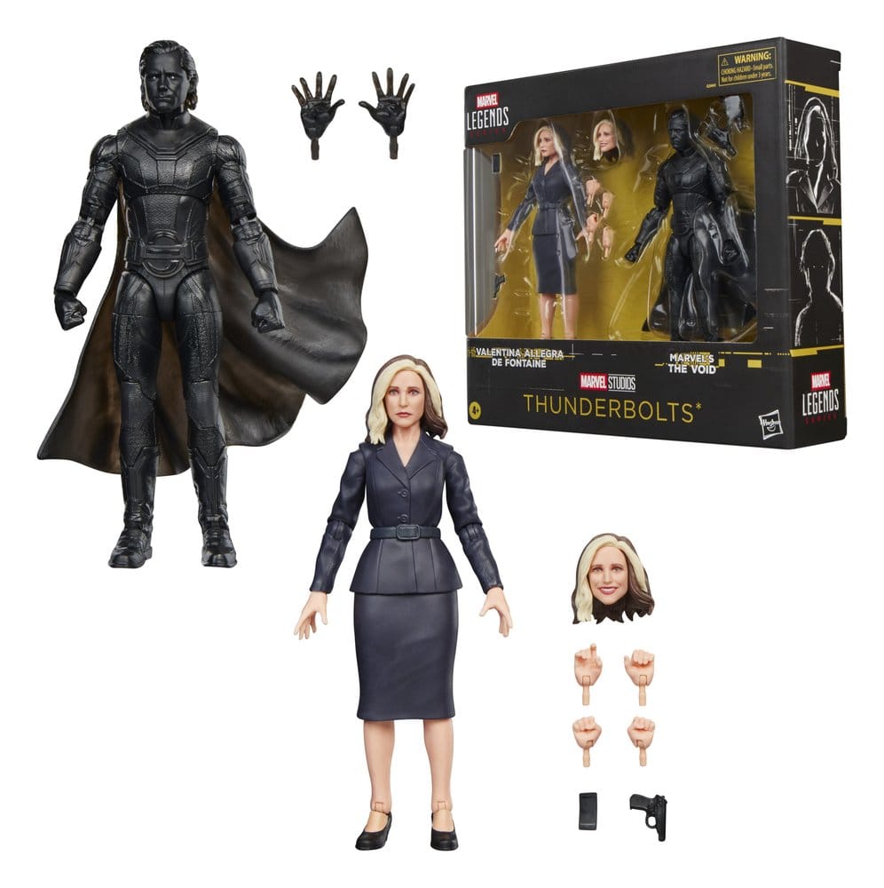Thunderbolts Marvel Legends Action Figur 2-Pack Valentina Allegra de Fontaine & Marvel's The Void 15 cm
