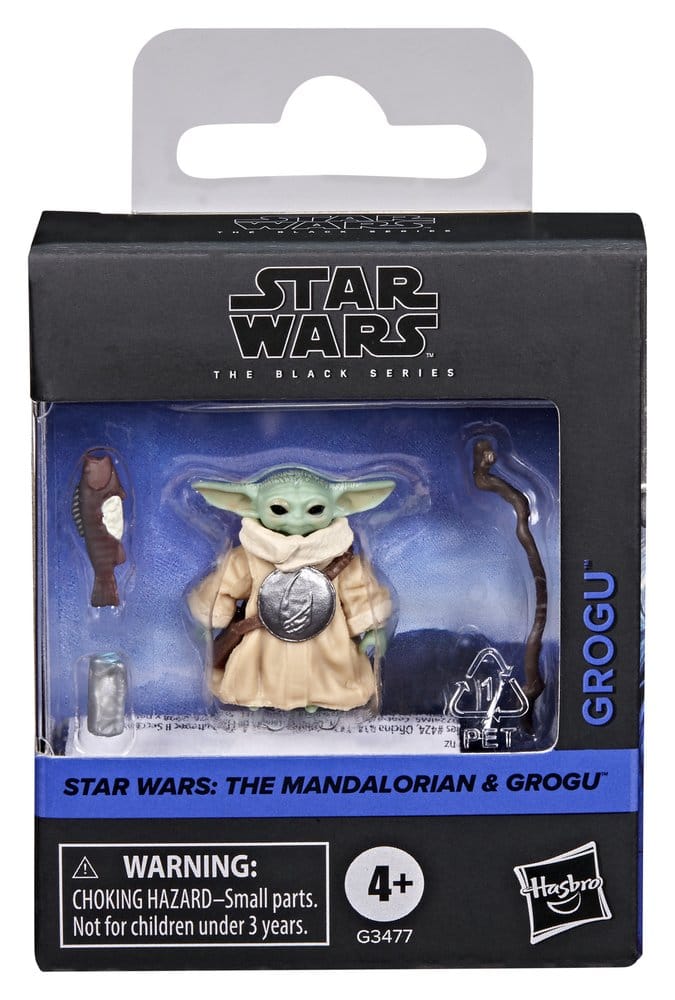 Star Wars: The Mandalorian & Grogu Svart Serie Actionfigur Grogu 8 cm