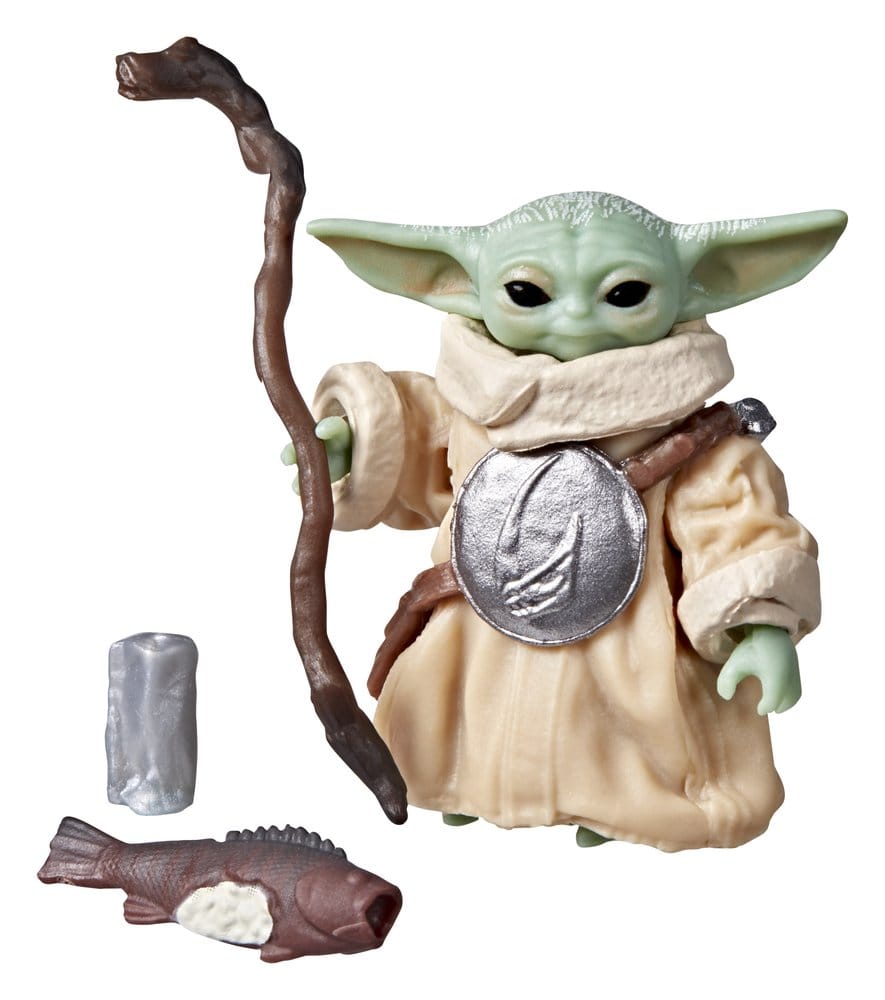 Star Wars: The Mandalorian & Grogu Svart Serie Actionfigur Grogu 8 cm