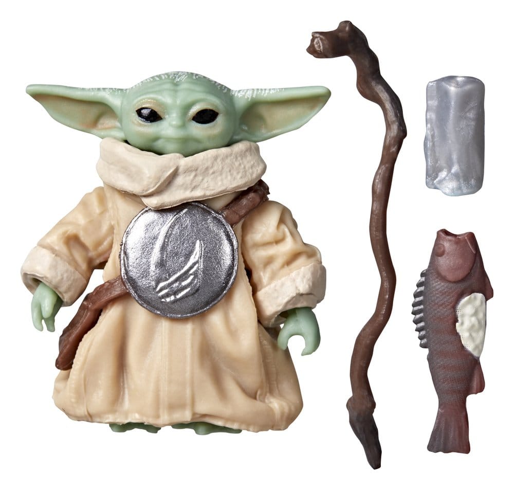 Star Wars: The Mandalorian & Grogu Svart Serie Actionfigur Grogu 8 cm