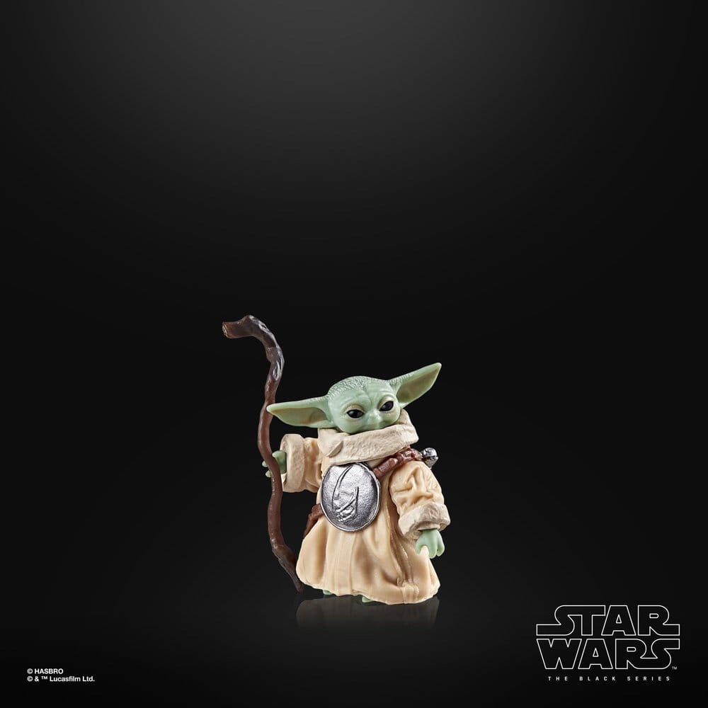 Star Wars: The Mandalorian & Grogu Svart Serie Actionfigur Grogu 8 cm