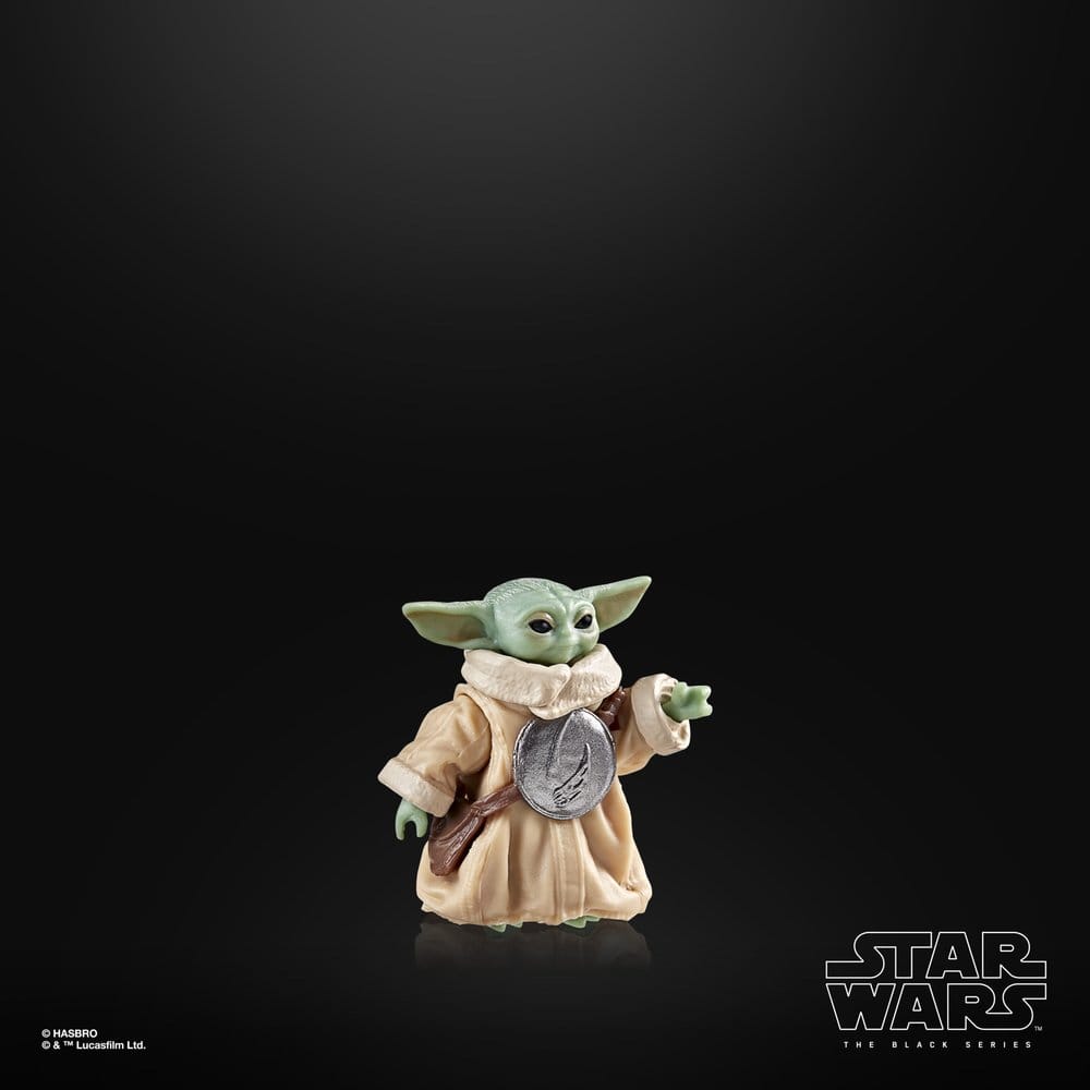 Star Wars: The Mandalorian & Grogu Svart Serie Actionfigur Grogu 8 cm