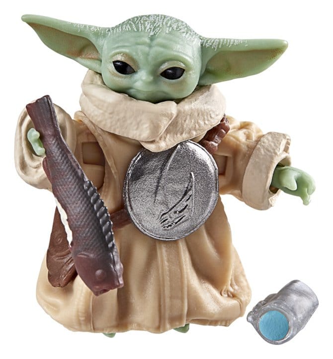 Star Wars: The Mandalorian & Grogu Svart Serie Actionfigur Grogu 8 cm