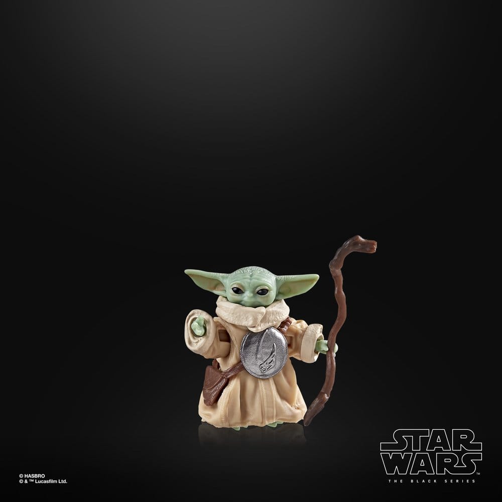 Star Wars: The Mandalorian & Grogu Svart Serie Actionfigur Grogu 8 cm