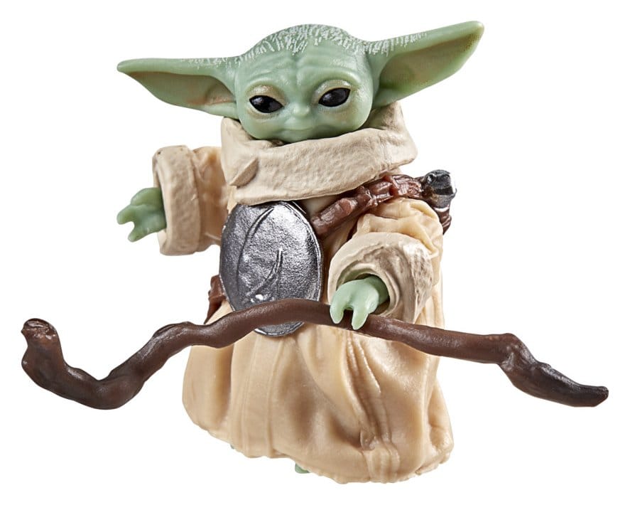Star Wars: The Mandalorian & Grogu Svart Serie Actionfigur Grogu 8 cm