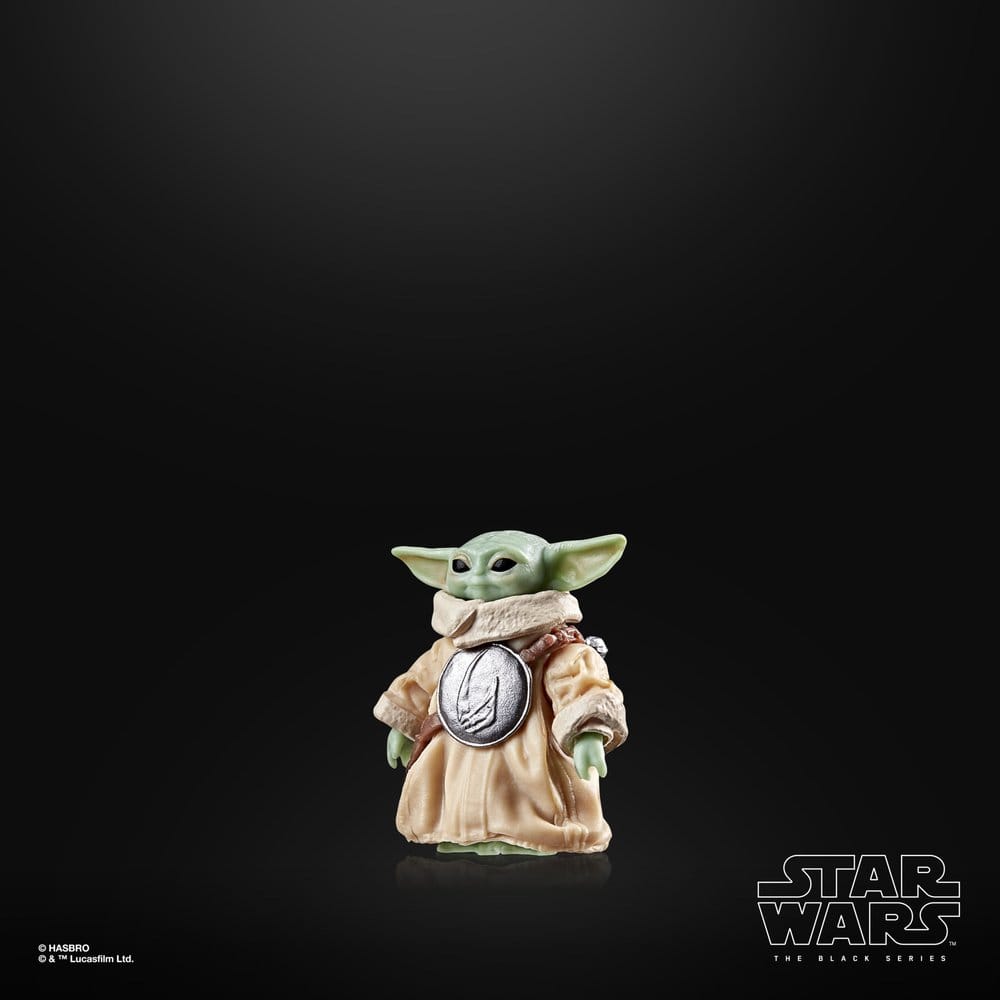 Star Wars: The Mandalorian & Grogu Svart Serie Actionfigur Grogu 8 cm
