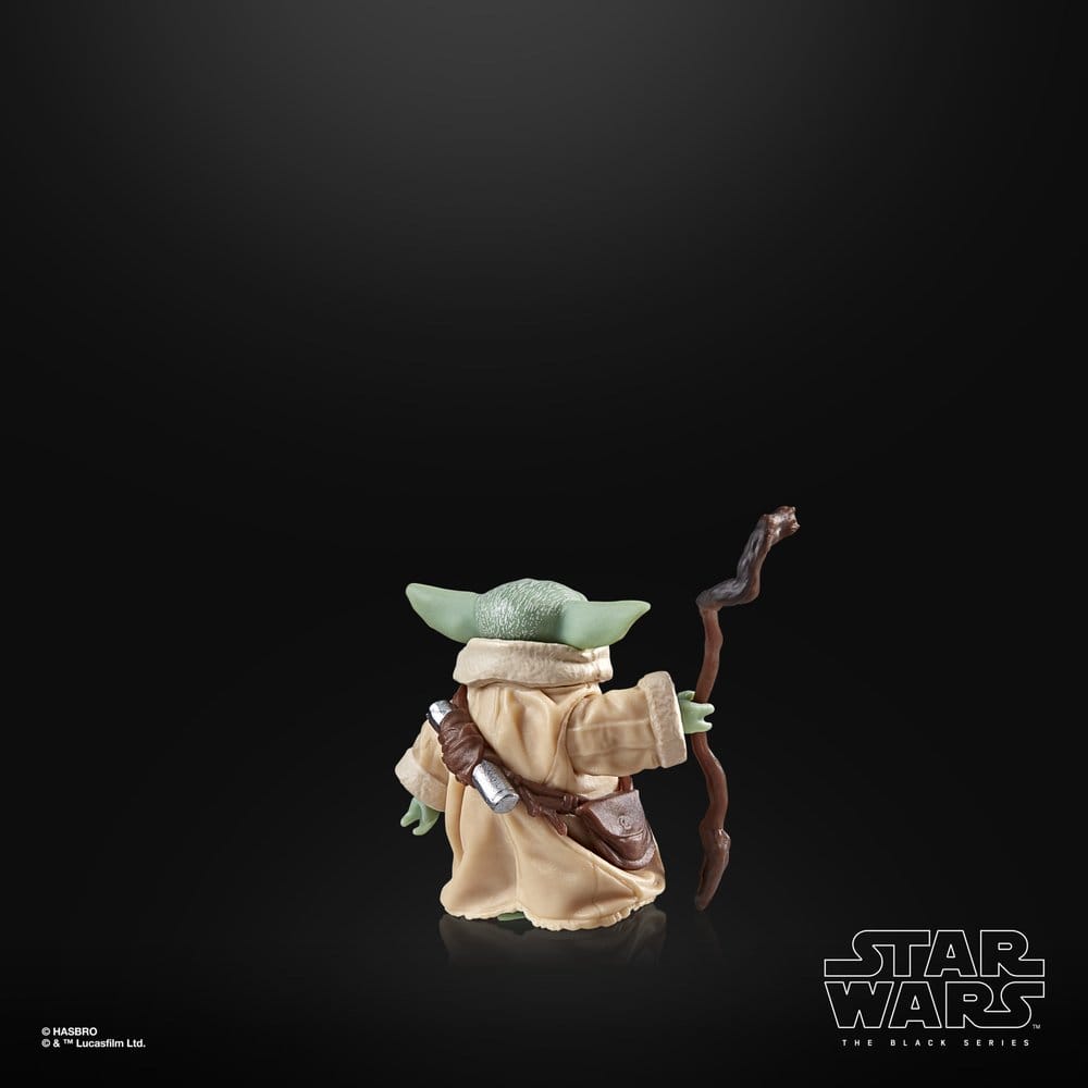 Star Wars: The Mandalorian & Grogu Svart Serie Actionfigur Grogu 8 cm