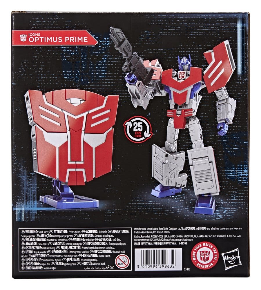 Transformers Icons Voyager Class Action Figur Optimus Prime 17 cm