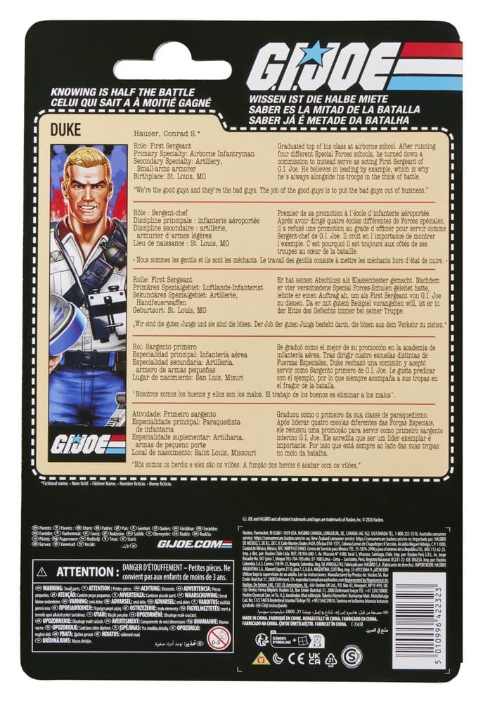 G.I. Joe Classified Series Retro Action Figur Duke 15 cm