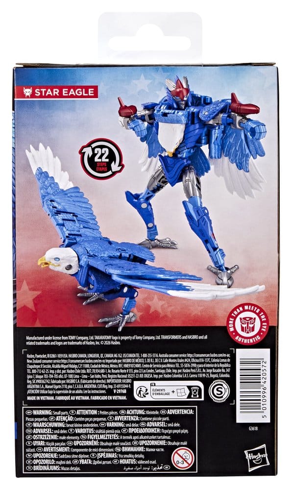 Transformers Deluxe Class Action Figur Star Eagle 11 cm