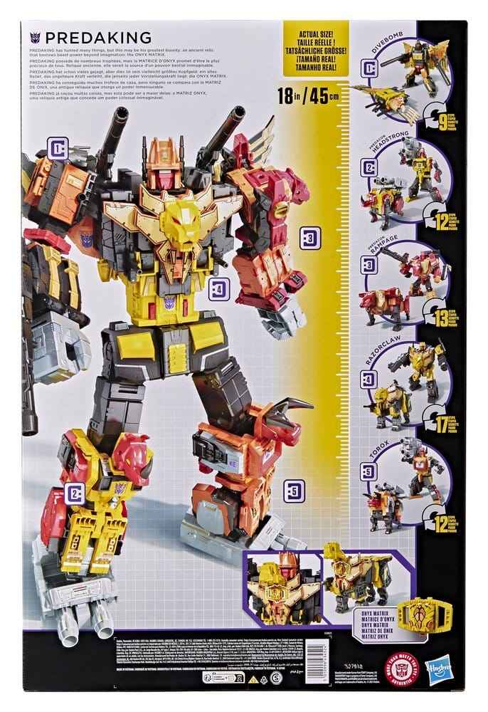Transformers Power of the Primes Combiner Actionfigur Predaking 45 cm