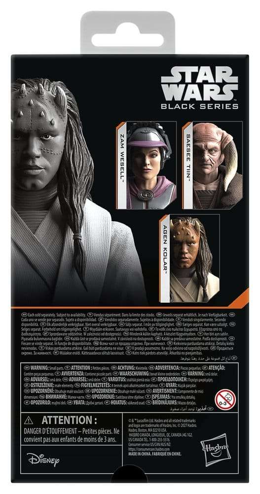 Star Wars Episode II Black Series Action Figure Agen Kolar 15 cm