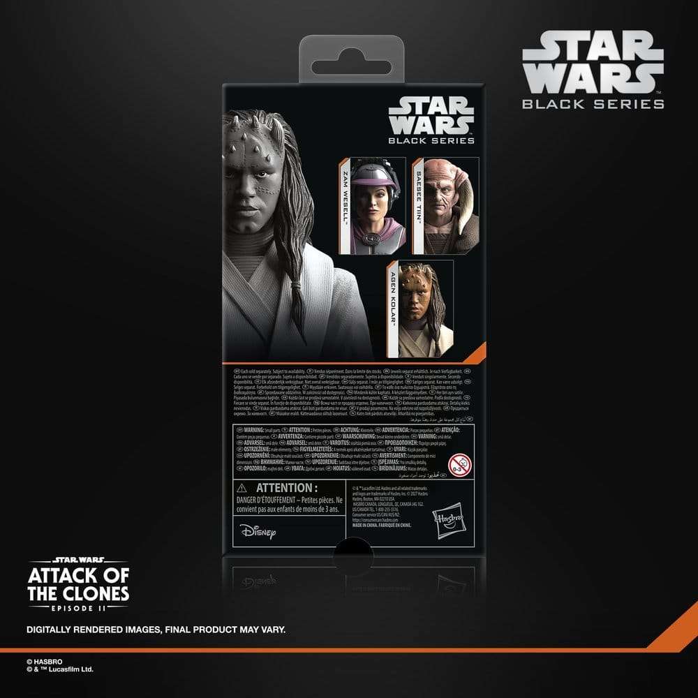 Star Wars Episode II Black Series Action Figure Agen Kolar 15 cm