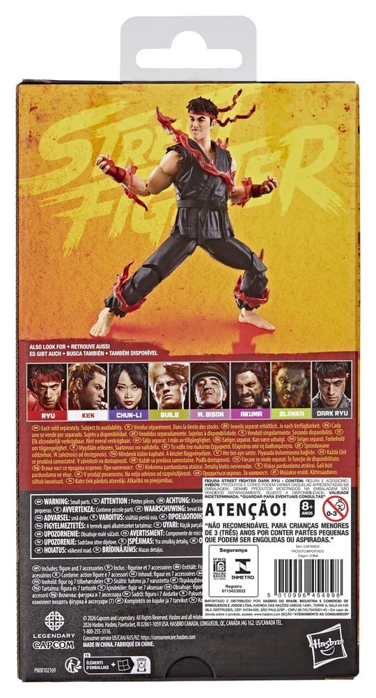 Street Fighter Action Figure Dark Ryu 15 cm