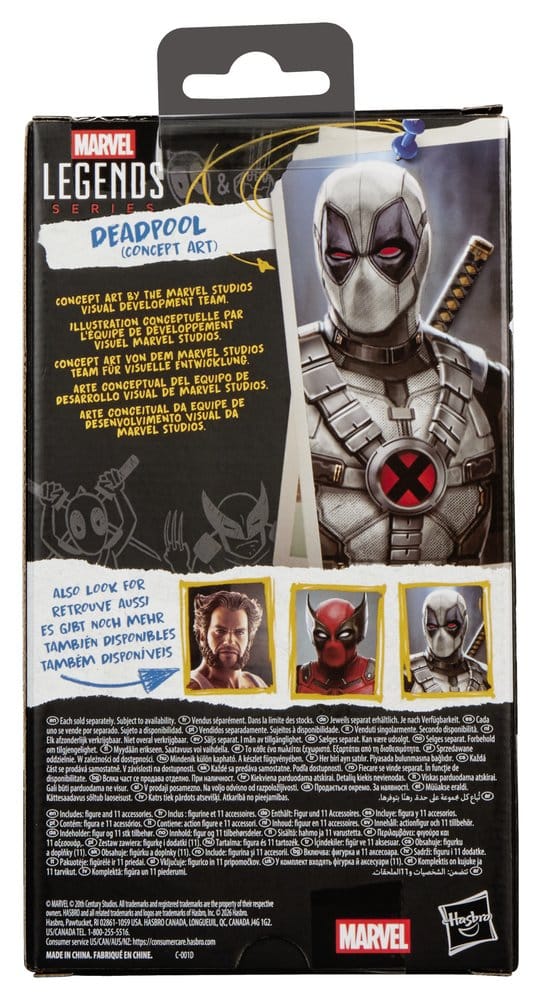 Deadpool & Wolverine Marvel Legends Action Figur Deadpool (Concept Art) 15 cm