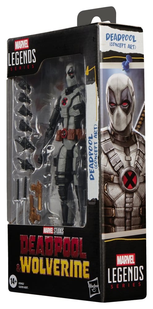 Deadpool & Wolverine Marvel Legends actionfigur Deadpool (Concept Art) 15 cm