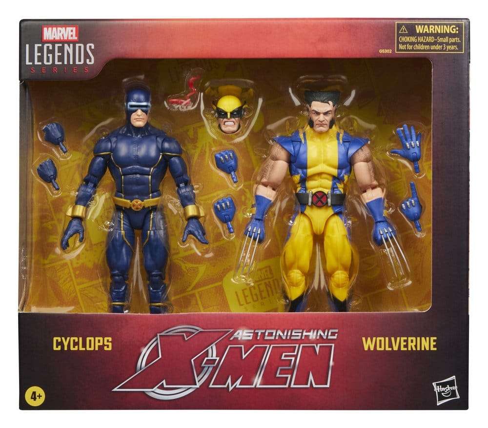 Astonishing X-Men Marvel Legends Action Figure 2-Pack Cyclops & Wolverine 15 cm