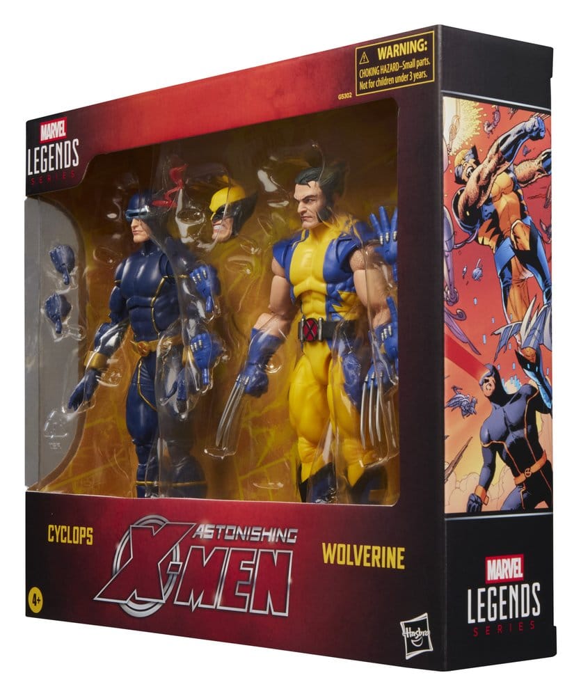 Astonishing X-Men Marvel Legends Action Figure 2-Pack Cyclops & Wolverine 15 cm