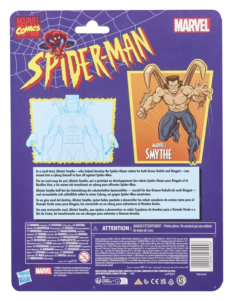 Spider-Man Marvel Legends Action Figure Marvel's Smythe 15 cm