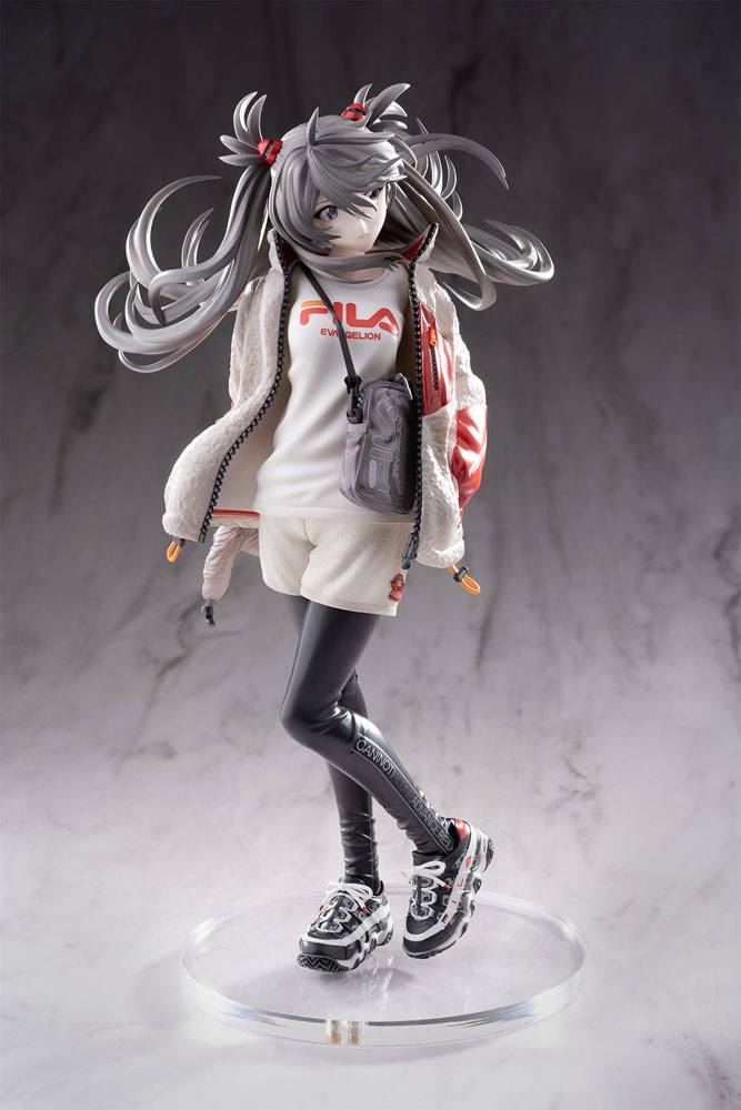 Neon Genesis Evangelion PVC Figur 1/7 Shikinami Asuka Langley Ver. Radio Eva Part 2 Original Färg 25 cm
