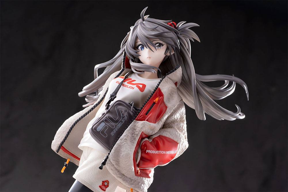 Neon Genesis Evangelion PVC Figur 1/7 Shikinami Asuka Langley Ver. Radio Eva Part 2 Original Färg 25 cm