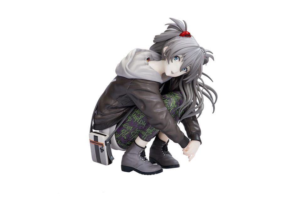 Neon Genesis Evangelion PVC Figur 1/7 Shikinami Asuka Langley Ver. Part 3 Radio Eva Originalfärg 12 cm