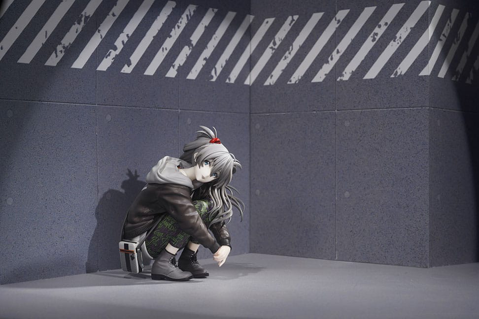 Neon Genesis Evangelion PVC Figur 1/7 Shikinami Asuka Langley Ver. Part 3 Radio Eva Originalfärg 12 cm