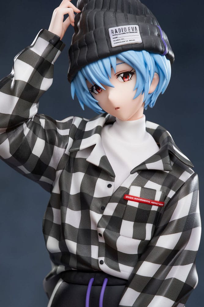 Neon Genesis Evangelion PVC-figur 1/7 Rei Ayanami Ver. Part 3 Radio Eva 26 cm