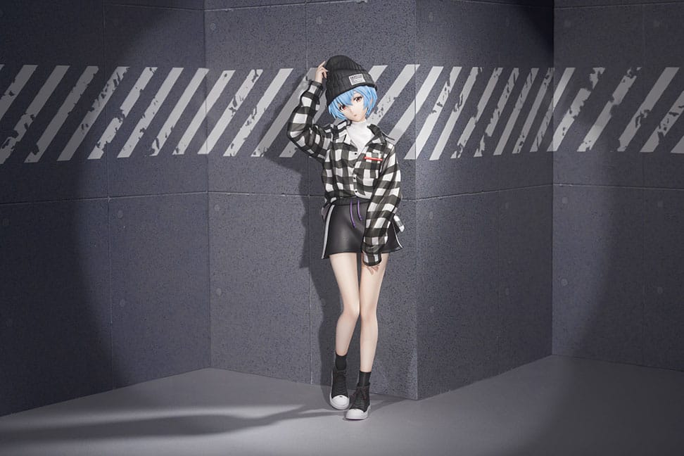 Neon Genesis Evangelion PVC-figur 1/7 Rei Ayanami Ver. Part 3 Radio Eva 26 cm