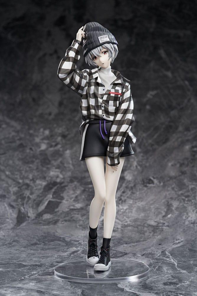 Neon Genesis Evangelion PVC Figur 1/7 Rei Ayanami Ver. Part 3 Radio Eva Original Färg 26 cm Hobby Max