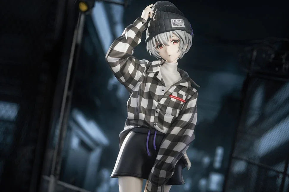 Neon Genesis Evangelion PVC Figur 1/7 Rei Ayanami Ver. Part 3 Radio Eva Original Färg 26 cm Hobby Max