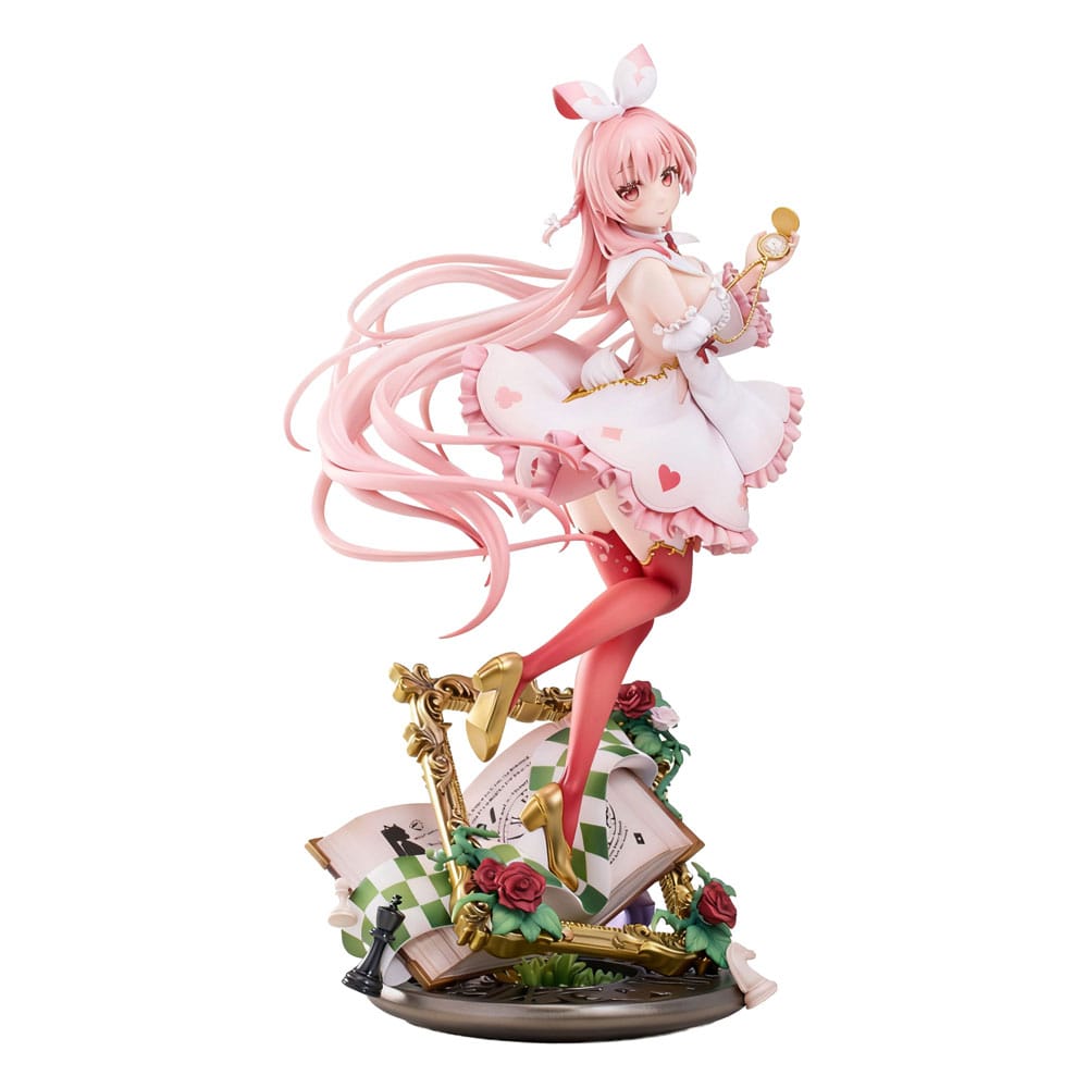 Original Karaktär PVC Figur 1/7 Vit Kanin Rosu Wonderland Ver. Illustrerad av Rosuuri 29 cm Hobby Sakura