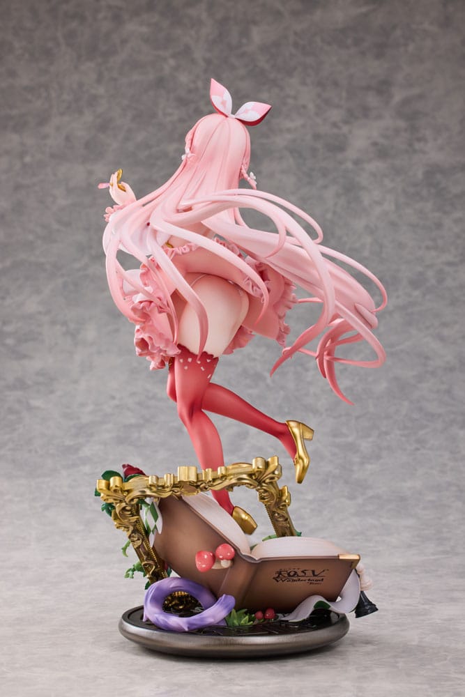 Original Karaktär PVC Figur 1/7 Vit Kanin Rosu Wonderland Ver. Illustrerad av Rosuuri 29 cm Hobby Sakura