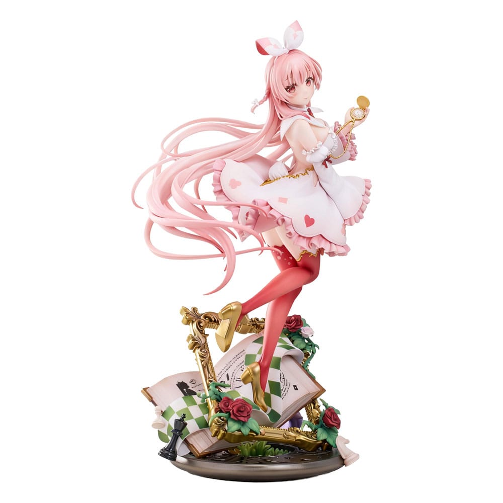 Original Karaktär PVC Figur 1/7 Vit Kanin Rosu Wonderland Ver. Illustrerad av Rosuuri Deluxe Edition 29 cm Hobby Sakura