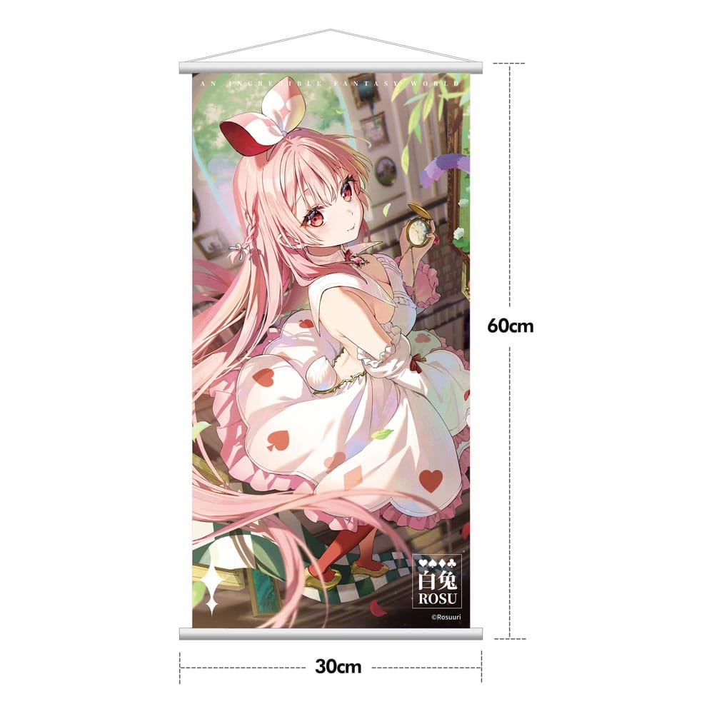 Original Karaktär PVC Figur 1/7 Vit Kanin Rosu Wonderland Ver. Illustrerad av Rosuuri Deluxe Edition 29 cm Hobby Sakura