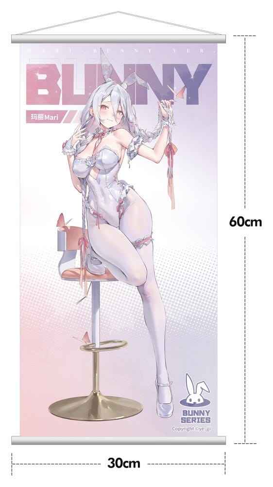 Original Karaktär PVC-figur 1/6 Mari Bunny Ver. illustration av ye_jji Deluxe Edition 30 cm