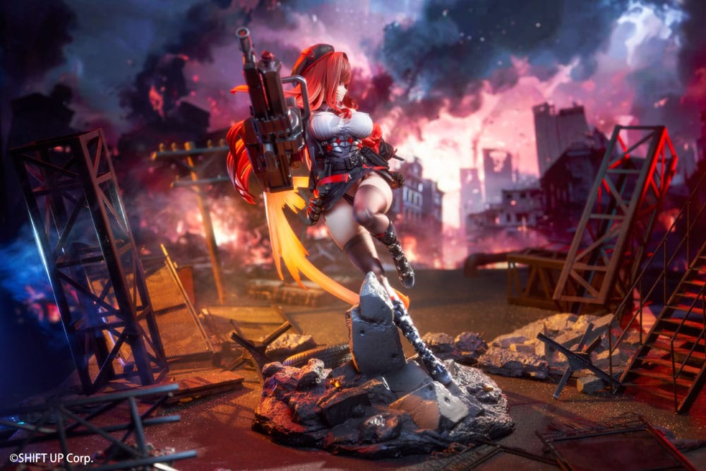 Segerens Gudinna: Nikke PVC Figur 1/4 Nikke Rapi: Röd Huva 47 cm Hobby Sakura