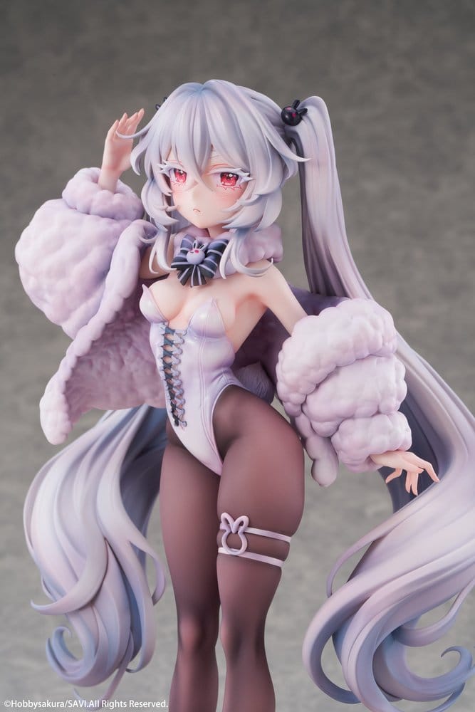Originalfigur i PVC 1/6 Moon Witch Police Marshmallow illustration av SAVI Deluxe Edition 34 cm