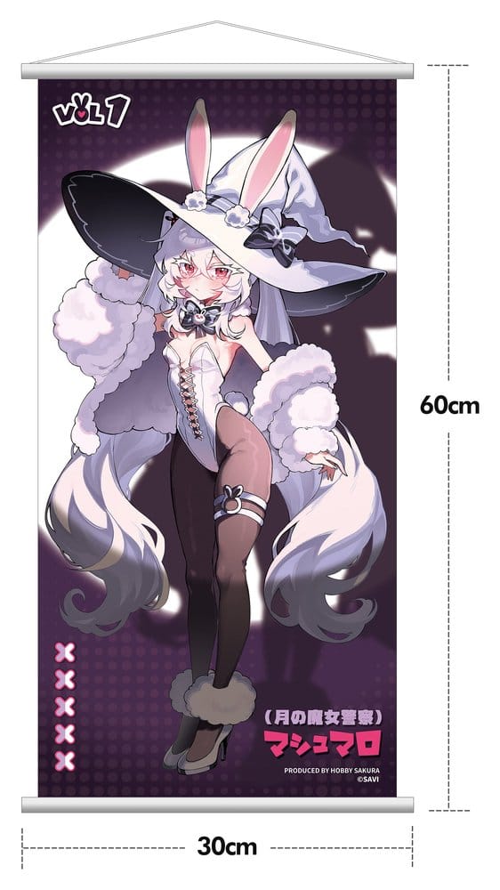 Originalfigur i PVC 1/6 Moon Witch Police Marshmallow illustration av SAVI Deluxe Edition 34 cm