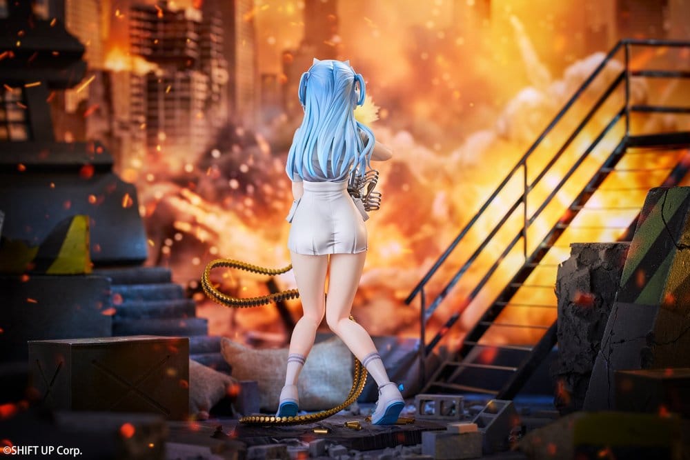 Segergudinnan: Nikke PVC-figur i skala 1/7, Shifty Illustration Ver. "Panic Sight" Deluxe Edition, 25 cm