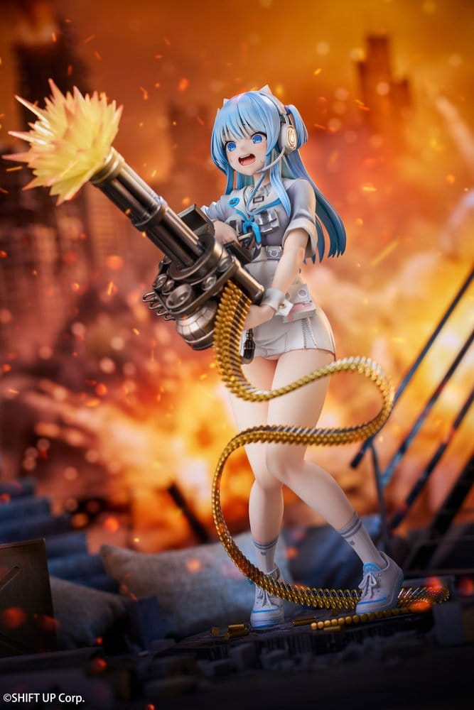 Segergudinnan: Nikke PVC-figur i skala 1/7, Shifty Illustration Ver. "Panic Sight" Deluxe Edition, 25 cm