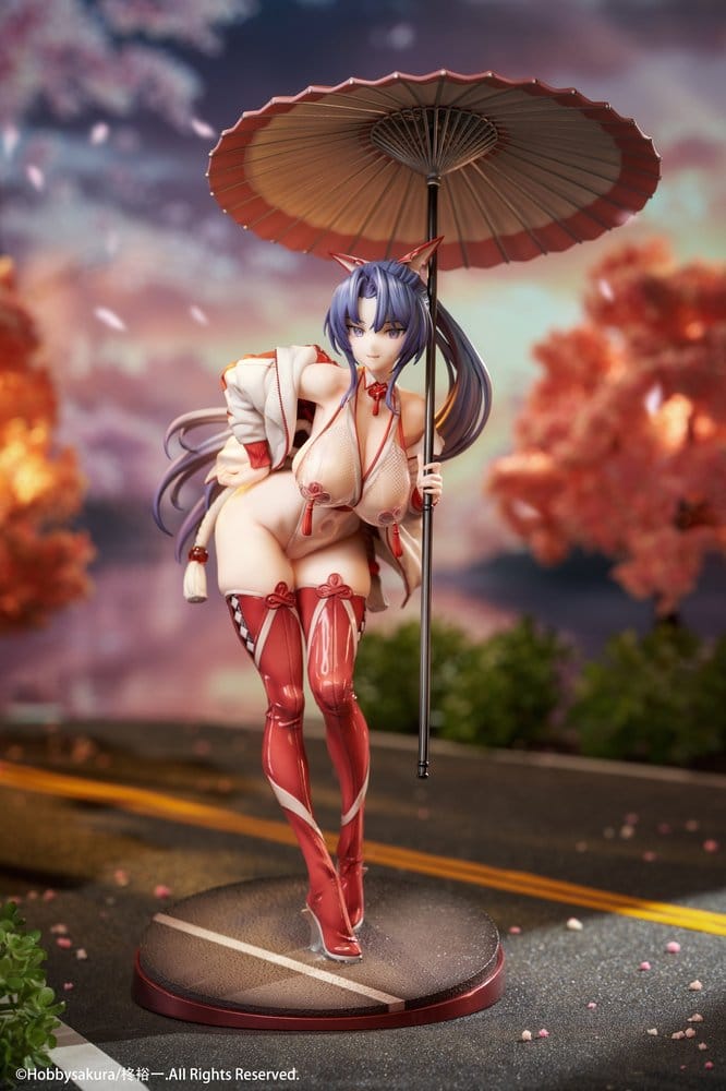 Original Character Miko Shoujo PVC-figur 1/7 Miko Race Queen Ver. 33 cm