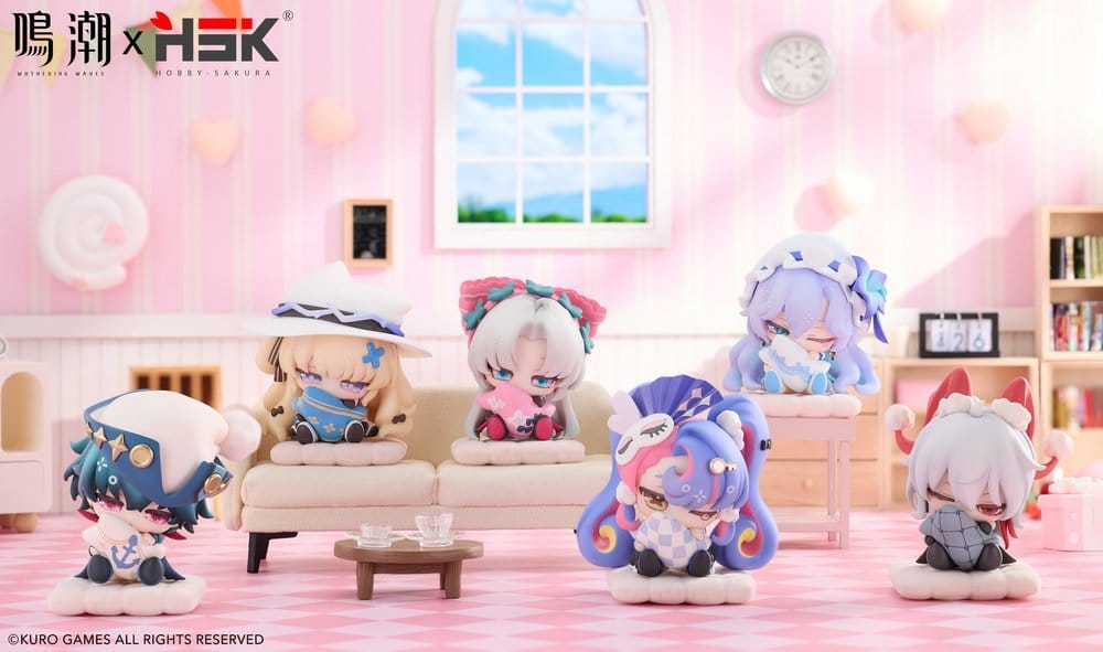 Wuthering Waves Nemunemu Series mini figures 9 cm blind box display (6)