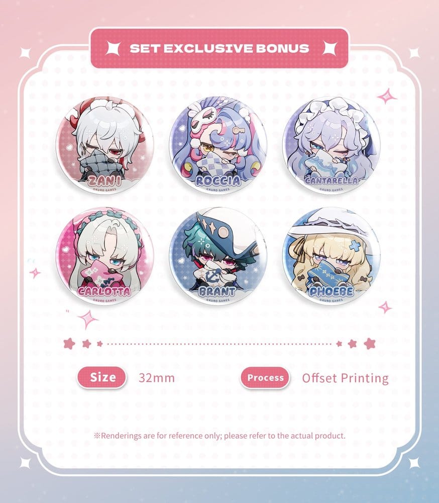 Wuthering Waves Nemunemu Series mini figures 9 cm blind box display (6)