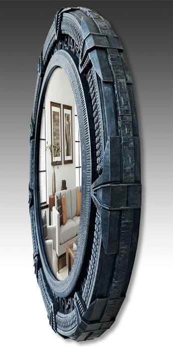 Stargate Väggspegel 50 cm - Officiellt Licensierad och Handmålad Limited Edition
